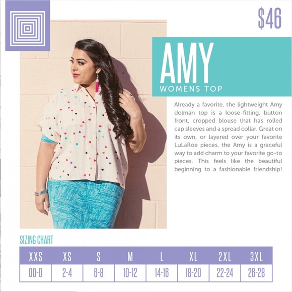 LuLaRoe Amy Top - Picture 4 of 4